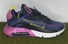 Nike Air Max 2090 CK2612-400 Men's Size 9.5 Womens 11 Trainers Navy Purple Grey