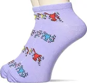 [Atsugi] NXG5184 Men's Socks, Keith Haring, Striped Sneakers, Length