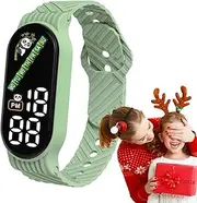 [Dusehu] Digital for Kids - Children Waterproof Accurate Digital - Portable Fitness with Timer, Alarm Clock, Date Display, Indoor & Outdoor Electronic
