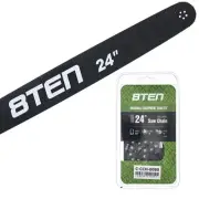 8TEN 24" Chainsaw Guide Bar & Chain .063 3/8 84DL for Stihl MS 660 440 36RS84E