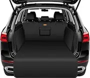 Alfheim Car Boot Liner Double Deck Protector-Nonslip Waterproof Durable Washable Cargo Cover Mat Travel, Universal for Car Truck SUV