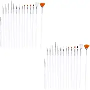 NAMOARLY DIY Cake Decorating Tools 30pcs Fondant Decorating Pens Set Fondant Painting Pen for Baking Cake Decor