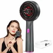 3 in 1 Hair Oil Applicator Head Massager Electric Scalp Massager,IPX7 Waterproof Hair Brush(Dark Gray)
