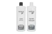 Nioxin System 2 Cleanser Shampoo and Revitalising Conditioner 1 Litre (1000mL) Duo