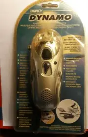 Dorcy Dynamo Rechargeable Flashlight and radio NEW Never opened