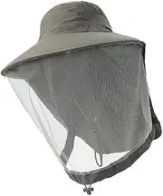 Bees Keeping Hat Veils Hat Beekeeper Hat with Mesh Face Protector for Outdoor Sports Hiking, Green