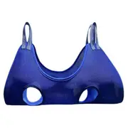 Pet Dog Cat Grooming Sling Hammock Restraint Bags for Bathing Trimming Nail Care - Blue L