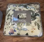 Williamsburg Carolina Gardens Queen Comforter 4 Piece Set New