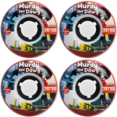 54mm Satori Wheels Murdy The Dawg Cruiser 78a - Skateboard Wheels