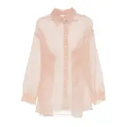 [Fiorucci] Fiorucci Semi-sheer Shirt 38 IT NEUTRALS
