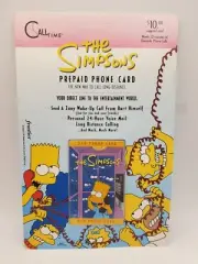 Call Time - The Simpsons Prepaid Collectible Phone Card - Bart Simpson - Sealed