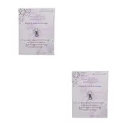 2PK Gibson Gifts Equilibrium Purple Stone Angel Pin Wisdom & Courage Jewelry