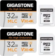 [10X High Endurance] 32GB 2-Pack MLC Micro SD Card, 10X High Endurance 4K Video