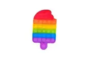 1pc Push Pop Bubble Pop It Fidget Sensory Toy Stress Relief Silicone - Ice Pop