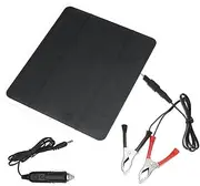 20W Monocrystalline Silicon Camping Hiking USB Solar Panel Portable Solar Power Recharger Car Light Fan Recharging Tool Removable Solar Panels Black One Size