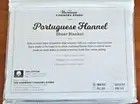 Vermont Country Store Portuguese Cotton Flannel Sheet Blanket ~ Twin Size