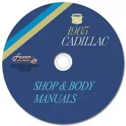 1965 Cadillac Shop Manual and Body Service CD Calais DeVille Eldorado Fleetwood (for: Cadillac)