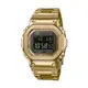 【CASIO G-SHOCK】金屬感太陽能方形電子腕錶-奢華金/GMW-B5000GD-9