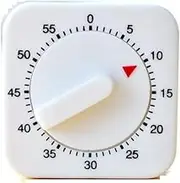 Kitchen Timer, 60 Minutes Mechanical Timer Clock,Kitchen Cooking Timer Clock with Bell Alarm Clock,No Battery Needed, Short Timer Kitchen Alarm Clock