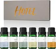 Fragrance Oil, MitFlor Hotel Collection Diffuser Oil for Home, Soap & Candle Making Scents, Aromatherapy Essential Oils Gift Set 6x10ml, Lemon & Thyme, Citrus Amber, White Tea and More