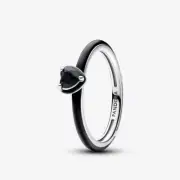 *BRAND NEW* Pandora ME 925 Sterling Silver Black Chakra Heart Ring 193088C01