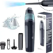 [OMO] Handheld Vacuum, 13000PA Portable Cordless Car Vacuum Cleaner, Suction and Blow 2 in 1 Dust Removal Vacuum Cleaner for Car, Home, Office, Pet.Black.