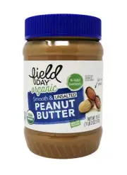 Field Day Organic Smooth & Unsalted Peanut Butter (Swirl & Spread / Non-GMO)