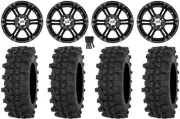 ITP SS212 14" Wheels Black 30" ACP Tires Polaris RZR XP 1000 / PRO XP