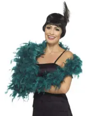 Teal Deluxe Feather Boa