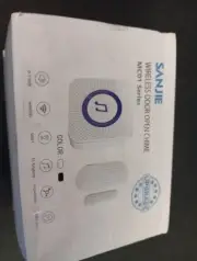 Sanjie Wireless Alert Door Chimes with 1 Sensors for Business/Home NIB FREESHIP