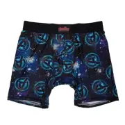 Marvel Mens Avengers Age of Ultron Galactic Print Underwear Boxer Briefs