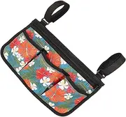 Ipetboom Walker Side Bag for Wheelchairs Durable Oxford Cloth Pouch with Straps Accessory for Seniors Fits Wheelchairs Rollators and Scooters