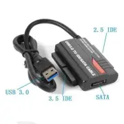 USB 3.0 to 2.5" 3.5” IDE SATA Hard Drive HDD Reader Docking New P1E4