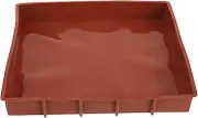 UTHCLO Silicone Baking Mold Rectangular Nonstick Toast Pan for Baking Conduction for Cakes Muffins and Desserts