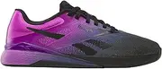[Reebok] Women's Nano X5 Trainers, Black Twilight Purple Rave, 42 EU