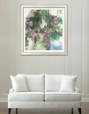 Beads In A String (YT11-SH45)-Original Contemporary Art Ink PaintingONRice Paper