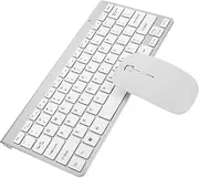 1Set Wireless Keyboard Mouse Quiet Stylish for Laptop PC Design with Receiver Comfortable Typing Silent Computer Accessory