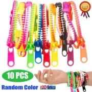 10Pcs FrienVPhip Fidget Zipper Bracelets Sensory Toys Set Bulk KiVP Party Favors