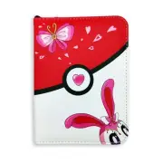 Sylveon Pokemon Trading Card Binder Holder Case Album Book 50 Sheet TCG 400-Slot