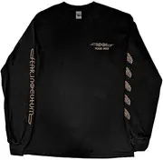 [Rock Off officially licensed products] Tool T Shirt Spiral Tour 2022 Band Logo Official Mens Black Long Sleeve S