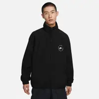 在飛比找蝦皮購物優惠-NIKE SPORTSWEAR 電繡大LOGO梭織外套 黑 