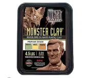 Monster Clay Premium Grade Modeling Clay - Soft - (4.5lb Tub) - NEW SIZE