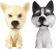 Toyvian Cute Dog Model Dashboard Decor Mini Pet Ornament Shaking Head Car Interior Accessory Home Decor Enhancement Thoughtful