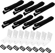 GANAZONO 1 Set Durable Solar Cover Strap Kit for Inground Pool Easy Fixing Pool Cover Strap with Buckle Reliable Solar Blanket Fastening Maintenance