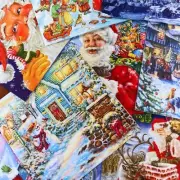 20 Christmas Decoupage Paper Napkins, Mystery Pack Holiday Napkin Collection