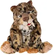 [Charlie Bears] Fang | 2023 Bearhouse Collection, Sabre Tooth Tiger Plush Teddy Bear, Non-Jointed, Handmade, Collectable