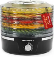 Dehydrator, 5 Bpa-Free 11.4" Trays Adjustable Temperature Controls, Jerky, Herb