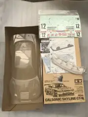 NEW TAMIYA 44023 VINTAGE 1/10 RC TG10 CALSONIC GT-R R34 BODY PARTS SET RARE