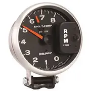 Autometer Sport-Comp Tachometer Pedestal Mount With Adjustable Pointer - 8,000 RPM, 5 Inch, AU3980