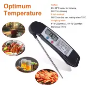 Foldable Instant Read Digital Meat Cooking Thermometer for BBQ Grill LCD Display